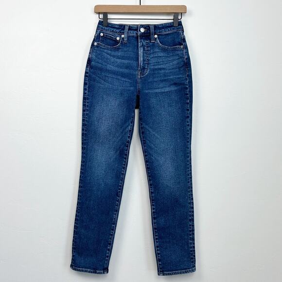 Madewell The Curvy Perfect Vintage Manford Wash Instacozy Jeans Size 24 - Picture 2 of 13